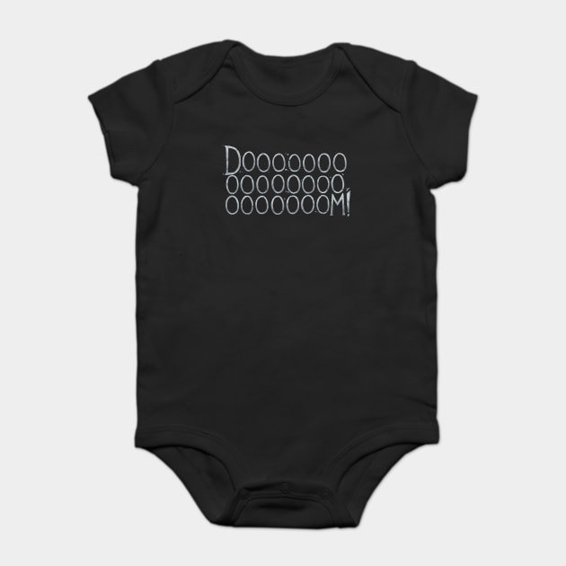 Rusty Quill Gaming - Doooooooooom! Baby Bodysuit by Rusty Quill